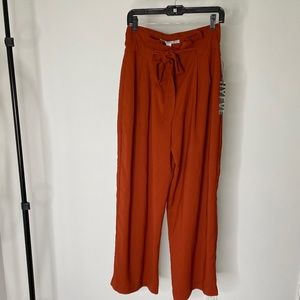 Hyfve Teracotta flare dress pants Sz L